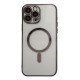 iPhone 14 Pro Kılıf Magneticsafe Lazer Silikon - Siyah