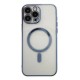 iPhone 14 Pro Max Kılıf Magneticsafe Lazer Silikon - Sierra Blue