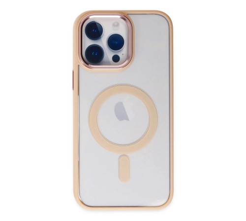 iPhone 14 Pro Max Kılıf Room Magneticsafe Silikon - Pudra iPhone 14 Pro Max Kılıf Room Magneticsafe Silikon - Pudra