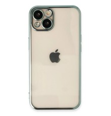 iPhone 14 Kılıf Razer Lensli Silikon - Yeşil