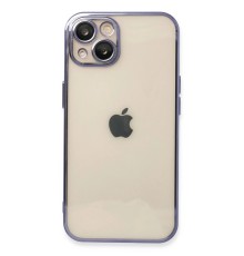 iPhone 14 Kılıf Razer Lensli Silikon - Mor