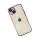 iPhone 14 Kılıf Razer Lensli Silikon - Mor