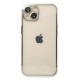 iPhone 14 Kılıf Razer Lensli Silikon - Gümüş