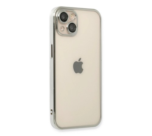 iPhone 14 Kılıf Razer Lensli Silikon - Gümüş iPhone 14 Kılıf Razer Lensli Silikon - Gümüş