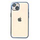 iPhone 14 Kılıf Razer Lensli Silikon - Açık Mavi