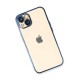 iPhone 14 Kılıf Razer Lensli Silikon - Açık Mavi