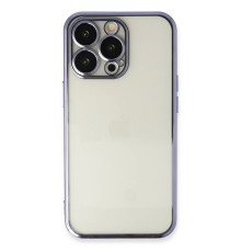 iPhone 14 Pro Kılıf Razer Lensli Silikon - Mor
