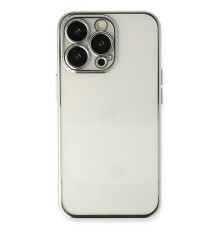 iPhone 14 Pro Kılıf Razer Lensli Silikon - Gümüş