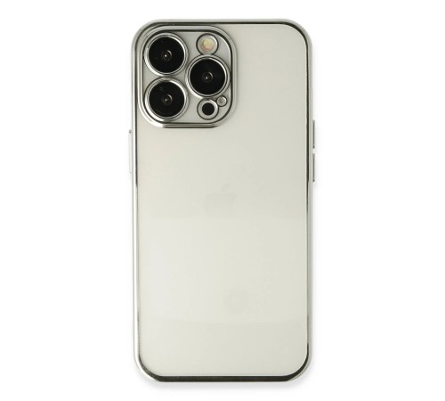 iPhone 14 Pro Kılıf Razer Lensli Silikon - Gümüş iPhone 14 Pro Kılıf Razer Lensli Silikon - Gümüş