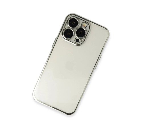 iPhone 14 Pro Kılıf Razer Lensli Silikon - Gümüş iPhone 14 Pro Kılıf Razer Lensli Silikon - Gümüş