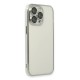 iPhone 14 Pro Kılıf Razer Lensli Silikon - Gümüş