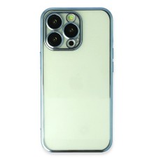 iPhone 14 Pro Kılıf Razer Lensli Silikon - Açık Mavi