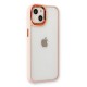 iPhone 14 Plus Kılıf Dora Kapak - Pudra