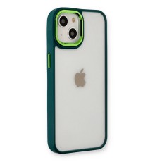 iPhone 14 Plus Kılıf Dora Kapak - Haki Yeşil