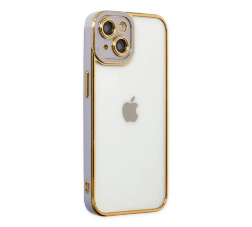 iPhone 14 Plus Kılıf Liva Lens Silikon - Lila iPhone 14 Plus Kılıf Liva Lens Silikon - Lila