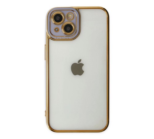 iPhone 14 Plus Kılıf Liva Lens Silikon - Lila iPhone 14 Plus Kılıf Liva Lens Silikon - Lila