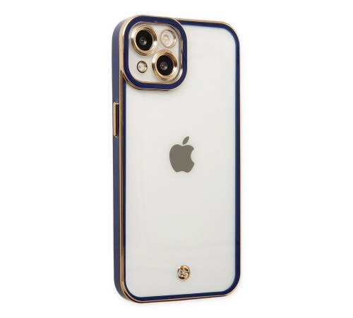 iPhone 14 Plus Kılıf Liva Lens Silikon - Mavi iPhone 14 Plus Kılıf Liva Lens Silikon - Mavi
