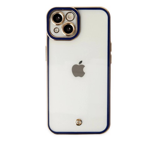 iPhone 14 Plus Kılıf Liva Lens Silikon - Mavi iPhone 14 Plus Kılıf Liva Lens Silikon - Mavi