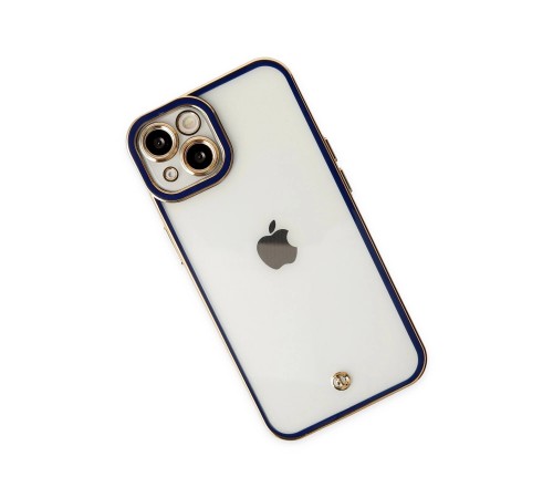 iPhone 14 Plus Kılıf Liva Lens Silikon - Mavi iPhone 14 Plus Kılıf Liva Lens Silikon - Mavi