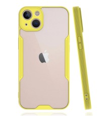 iPhone 14 Plus Kılıf Platin Silikon - Sarı
