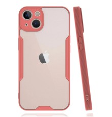 iPhone 14 Plus Kılıf Platin Silikon - Pembe