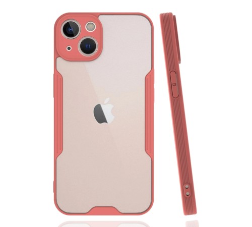 iPhone 14 Plus Kılıf Platin Silikon - Pembe iPhone 14 Plus Kılıf Platin Silikon - Pembe
