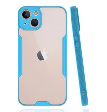 iPhone 14 Plus Kılıf Platin Silikon - Mavi