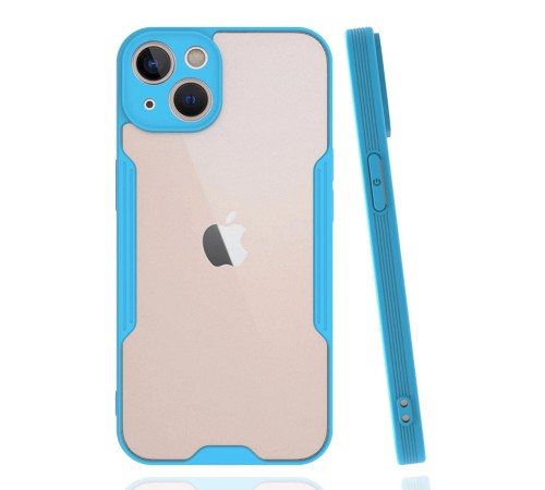 iPhone 14 Plus Kılıf Platin Silikon - Mavi iPhone 14 Plus Kılıf Platin Silikon - Mavi
