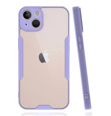 iPhone 14 Plus Kılıf Platin Silikon - Lila