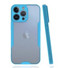 iPhone 14 Pro Max Kılıf Platin Silikon - Mavi