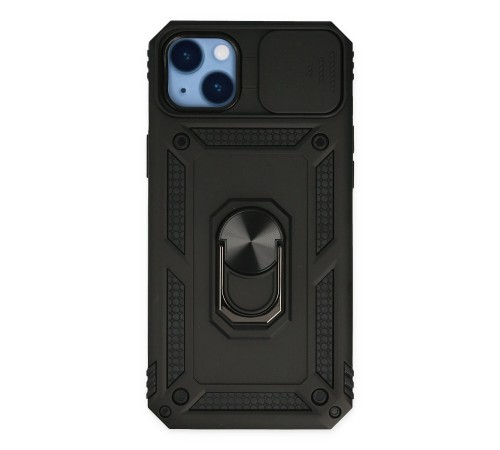 iPhone 14 Plus Kılıf Pars Lens Yüzüklü Silikon - Siyah iPhone 14 Plus Kılıf Pars Lens Yüzüklü Silikon - Siyah