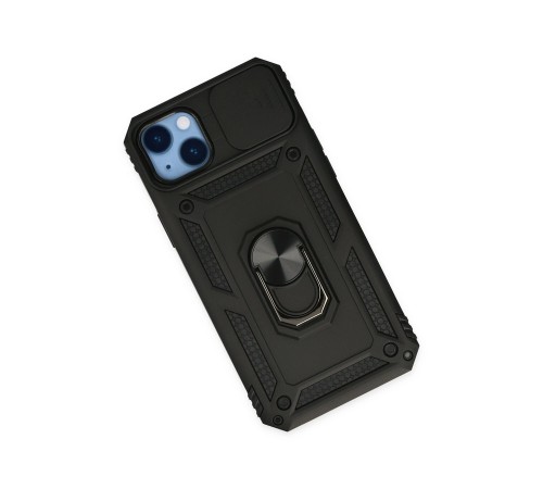 iPhone 14 Plus Kılıf Pars Lens Yüzüklü Silikon - Siyah iPhone 14 Plus Kılıf Pars Lens Yüzüklü Silikon - Siyah
