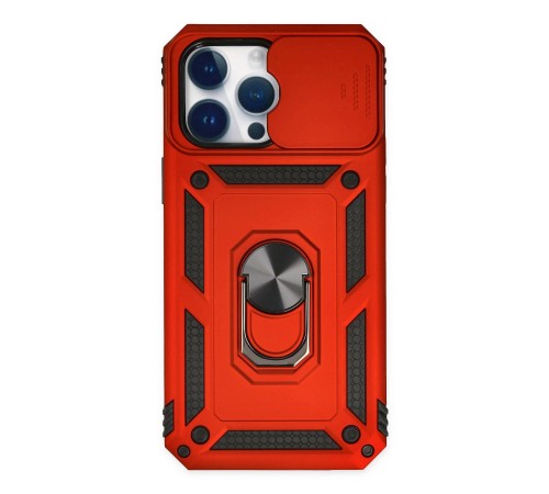 iPhone 14 Pro Kılıf Pars Lens Yüzüklü Silikon - Kırmızı iPhone 14 Pro Kılıf Pars Lens Yüzüklü Silikon - Kırmızı