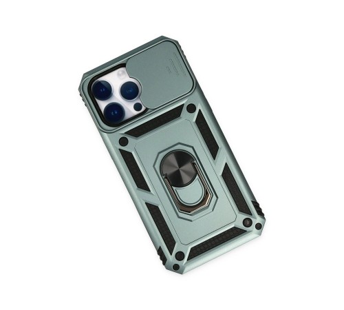 iPhone 14 Pro Kılıf Pars Lens Yüzüklü Silikon - Yeşil iPhone 14 Pro Kılıf Pars Lens Yüzüklü Silikon - Yeşil