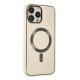 iPhone 13 Pro Kılıf Coco Deri Magneticsafe Silikon - Krem