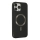 iPhone 13 Pro Max Kılıf Coco Deri Magneticsafe Silikon - Siyah