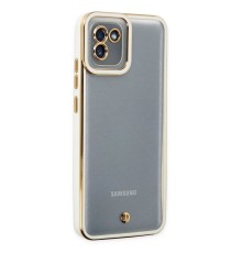 Samsung Galaxy A03 Kılıf Liva Lens Silikon - Beyaz