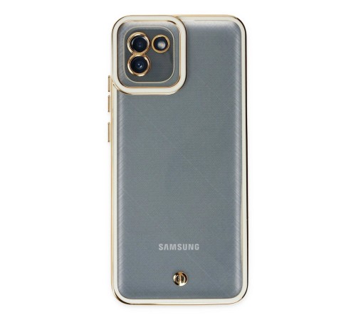 Samsung Galaxy A03 Kılıf Liva Lens Silikon - Beyaz Samsung Galaxy A03 Kılıf Liva Lens Silikon - Beyaz