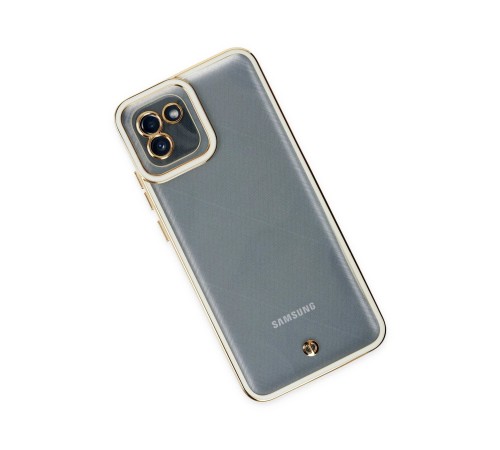 Samsung Galaxy A03 Kılıf Liva Lens Silikon - Beyaz Samsung Galaxy A03 Kılıf Liva Lens Silikon - Beyaz