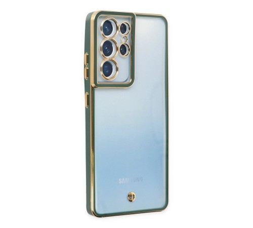Samsung Galaxy S21 Ultra Kılıf Liva Lens Silikon - Yeşil Samsung Galaxy S21 Ultra Kılıf Liva Lens Silikon - Yeşil