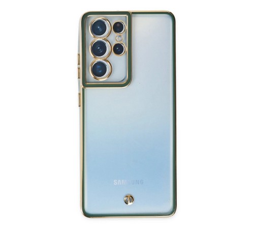 Samsung Galaxy S21 Ultra Kılıf Liva Lens Silikon - Yeşil Samsung Galaxy S21 Ultra Kılıf Liva Lens Silikon - Yeşil