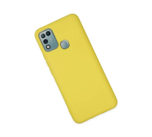İnfinix Hot 10 Play Kılıf Nano içi Kadife Silikon - Sarı İnfinix Hot 10 Play Kılıf Nano içi Kadife Silikon - Sarı