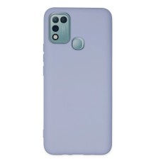 İnfinix Hot 10 Play Kılıf Nano içi Kadife Silikon - Lila
