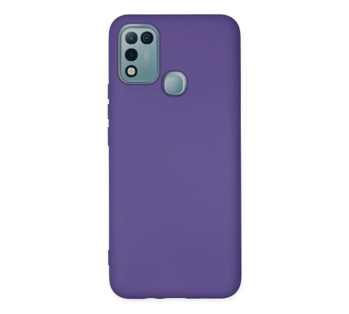 İnfinix Hot 10 Play Kılıf Nano içi Kadife Silikon - Mor İnfinix Hot 10 Play Kılıf Nano içi Kadife Silikon - Mor