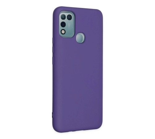 İnfinix Hot 10 Play Kılıf Nano içi Kadife Silikon - Mor İnfinix Hot 10 Play Kılıf Nano içi Kadife Silikon - Mor