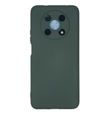 Huawei Nova Y90 Kılıf Nano içi Kadife Silikon - Koyu Yeşil
