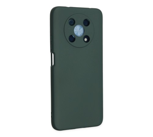 Huawei Nova Y90 Kılıf Nano içi Kadife Silikon - Koyu Yeşil