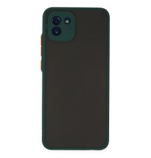 Samsung Galaxy A03 Kılıf Montreal Silikon Kapak - Yeşil