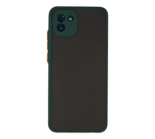 Samsung Galaxy A03 Kılıf Montreal Silikon Kapak - Yeşil Samsung Galaxy A03 Kılıf Montreal Silikon Kapak - Yeşil