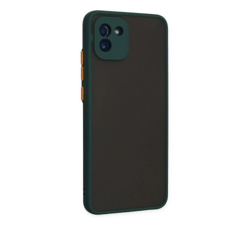 Samsung Galaxy A03 Kılıf Montreal Silikon Kapak - Yeşil Samsung Galaxy A03 Kılıf Montreal Silikon Kapak - Yeşil